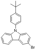 CAS 登录号：1133057-82-5, 3-溴-9-[4-(2-甲基-2-丙基)苯基]-9H-咔唑