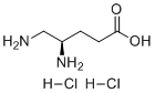CAS 登录号：138661-27-5, (4R)-4,5-二氨基戊酸二盐酸盐
