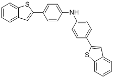 CAS 登录号：1426435-71-3, 4-(1-苯并噻吩-2-基)-N-[4-(1-苯并噻吩-2-基)苯基]苯胺
