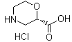 CAS 登录号：1439373-55-3, (2S)-2-吗啉羧酸盐酸盐