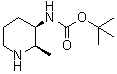 structure of CAS# 1791402-58-8, N-[(2R,3R)-2-甲基-3-哌啶基]氨基甲酸叔丁酯