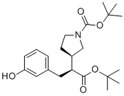 CAS 登录号：2565657-83-0, 叔丁基 (R)-3-((S)-1-(叔丁氧基)-3-(3-羟基苯基)-1-氧代丙烷-2-基)吡咯烷-1-羧酸盐