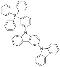 CAS 登录号：2665768-26-1, 9-(3-(三苯基硅烷基)苯基)-9h-3,9'-联咔唑