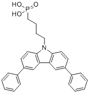CAS 登录号：2814500-04-2, (4-(3,6-二苯基-9H-咔唑-9-基)丁基)膦酸