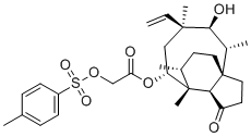 CAS 登录号：31716-01-5, (3aR,4R,5R,7S,8S,9R,9aS,12R)-8-羟基-4,7,9,12-四甲基-3-氧代-7-乙烯基十氢-4,9a-丙桥环戊二烯并[8]轮烯-5-基2-(对甲苯磺酰基氧基)乙酸酯