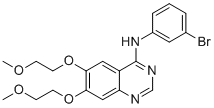 CAS 登录号：328528-74-1, [6,7-双-(2-甲氧基-乙氧基)-喹唑啉-4-基]-(3-溴-苯基)-胺