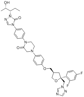structure of CAS# 357189-94-7, 泊沙康唑3-氧代杂质