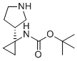 CAS 登录号：431058-52-5, (R)-叔-丁基(1-(吡咯烷-3-基)环丙基)氨基甲酸酯