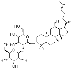 CAS # 494753-69-4, Ginsenoside Rk1, 3beta,12beta-Dihydroxydammar-20(21),24-diene-3-O-beta-D-glucopyranosyl(1→2)-beta-D-glucopyranoside, PAN 30