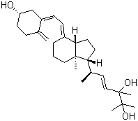 CAS 登录号：58050-55-8, 24,25-二羟基维他命 D2