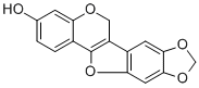 CAS 登录号：59901-98-3, 6H-[1,3]二恶茂并[5,6]苯并呋喃并[3,2-c][1]苯并吡喃-3-醇