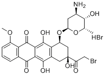 structure of CAS# 60873-68-9, 多柔比星氢溴酸盐 EP 杂质C