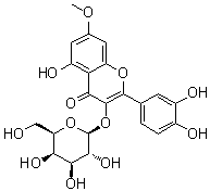 CAS 登录号：62858-07-5 (38975-81-4), 鼠李亭 3-半乳糖苷