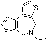 CAS 登录号：64504-69-4, 5-乙基-5,6-二氢-4H-二噻吩并[2,3-c:3',2'-e]氮杂卓