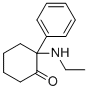 structure of CAS# 6740-82-5, 2-(乙基氨基)-2-苯基环己烷-1-酮