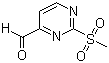 structure of CAS# 874279-27-3, 2-甲基磺酰基嘧啶-4-甲醛