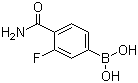 CAS 登录号：874288-39-8, 4-氨基甲酰基-3-氟苯硼酸