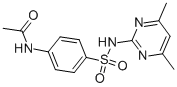CAS#: 100-90-3, N-[4-[(4,6-Dimethylpyrimidin-2-Yl)Sulfamoyl]Phenyl]Acetamide