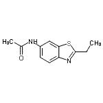 CAS 登录号：100060-12-6， N-(2-乙基-1,3-苯并噻唑-6-基)乙酰胺