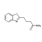 CAS 登录号：100060-13-7， 4-(1,3-苯并噻唑-2-基)丁酰胺