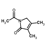 CAS 登录号：100383-27-5， 1-乙酰基-3,4-二甲基-1,5-二氢-2H-吡咯-2-酮