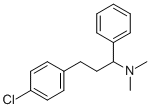 CAS 登录号:100427-87-0, alpha-(4-氯苯乙基)-N,N-二甲基苄基胺