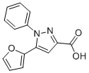 CAS#: 100537-55-1, 5-(2-Furanyl)-1-Phenyl-1H-Pyrazole-3-carboxylic Acid