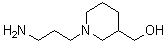 CAS 登录号：100708-30-3， [1-(3-氨基丙基)-3-哌啶基]甲醇