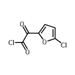 CAS 登录号：100750-56-9， (5-氯-2-呋喃基)(氧代)乙酰氯