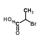 CAS 登录号：100900-34-3， 2-溴(1-<sup>13</sup>C)丙酸