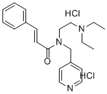 CAS 登录号:100908-65-4, N-(2-(二乙基氨基)乙基)-N-(4-吡啶甲基)肉桂酰胺二盐酸盐