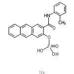 CAS#: 100929-51-9, 3-[(2-Methylphenyl)Carbamoyl]-2-Anthryl Dihydrogen Phosphate - Sodium (1:1)