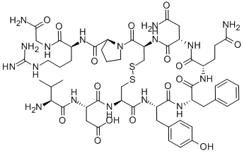 CAS 登录号:100930-18-5, N-(N-L-缬氨酰-L-alpha-天冬氨酰)-8-L-精氨酸-9-甘氨酸-后叶加压素