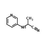 CAS 登录号：101257-91-4， 2-(3-吡啶基氨基)丙腈