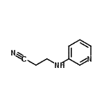 CAS 登录号：101257-92-5， 3-(3-吡啶基氨基)丙腈
