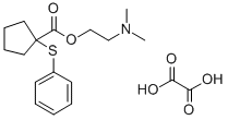 CAS 登录号:101329-93-5, 1-(苯硫基)环戊烷羧酸2-(二甲基氨基)乙酯草酸酯