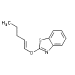 CAS 登录号：101383-79-3， 2-[(1E)-1-戊烯-1-基氧基]-1,3-苯并噻唑