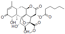 CAS 登录号：101391-05-3， Bruceanol B