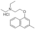 CAS 登录号:101418-29-5, N,N-二乙基-2-(3-甲基-1-萘氧基)乙胺盐酸盐