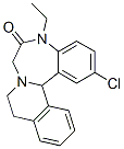 CAS 登录号：10159-05-4， 2-氯-5-乙基-5,9,10,14B-四氢异喹啉并[2,1-d][1,4]苯并二氮杂卓-6(7H)-酮