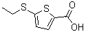 CAS 登录号：101861-40-9， 5-(乙硫基)-2-噻吩羧酸