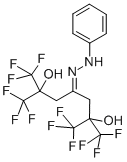CAS 登录号:101913-90-0, 1,1,1,7,7,7-六氟-4-(苯基亚肼基)-2,6-二(三氟甲基)庚烷-2,6-二醇