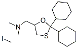 CAS#: 101990-82-3, 2,2-Dicyclohexyl-5-((Dimethylamino)Methyl)-1,3-Oxathiolane Methiodide