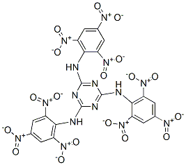 CAS 登录号:10201-29-3, N,N',N''-三(2,4,6-三硝基苯基)-1,3,5-三嗪-2,4,6-三胺