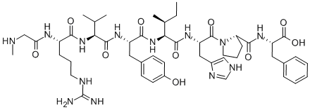 CAS#: 102029-89-0, H-Sar-Arg-Val-Tyr-Ile-His-Pro-Phe-OH