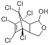 CAS 登录号:1021-19-8, 1,3,3a,4,7,7a-六氢-4,5,6,7,8,8-六氯-4,7-甲桥异苯并呋喃-1-醇