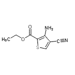 CAS 登录号：102123-27-3， 乙基3-氨基-4-氰基-2-噻吩羧酸酯