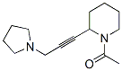 CAS 登录号：102135-82-0， 1-乙酰基-2-(3-吡咯烷基-1-丙炔基)哌啶
