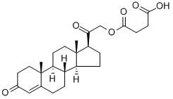 CAS 登录号：10215-74-4， 4-[2-[(8S,9S,10R,13S,14S,17S)-10,13-二甲基-3-氧代-1,2,6,7,8,9,11,12,14,15,16,17-十二氢环戊烯并[a]菲-17-基]-2-氧代乙氧基]-4-氧代丁酸