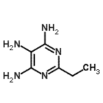 CAS 登录号：102169-67-5， 2-乙基-4,5,6-嘧啶三胺